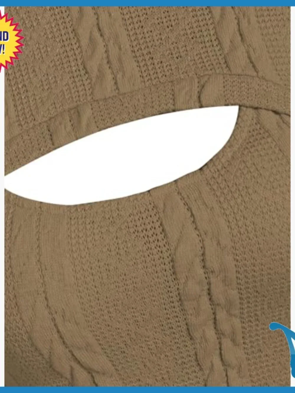 Cable Knit Arm Warmer Sweater & Sleeveless A-Line Dress Set
